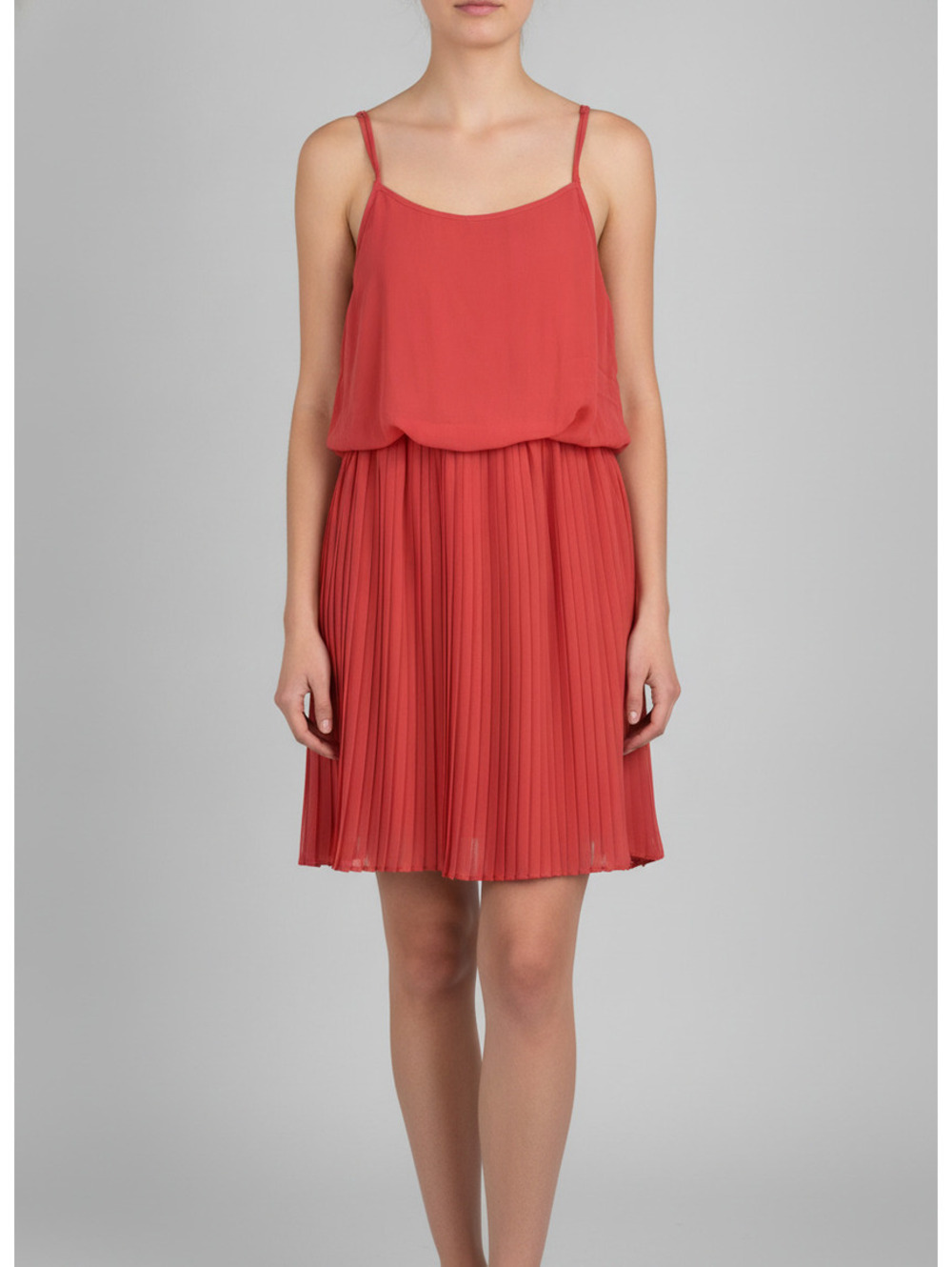 Poetry | Sz M | Tiered chiffon babydoll dress